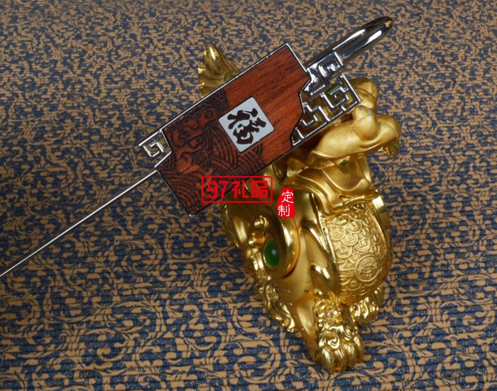 紅木鑲金屬書(shū)簽/竹木