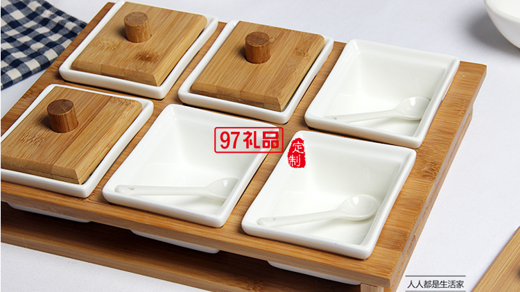 帶蓋干果盒客廳水果盤(pán)零食堅(jiān)果收納分格干果盒定制公司廣告禮品