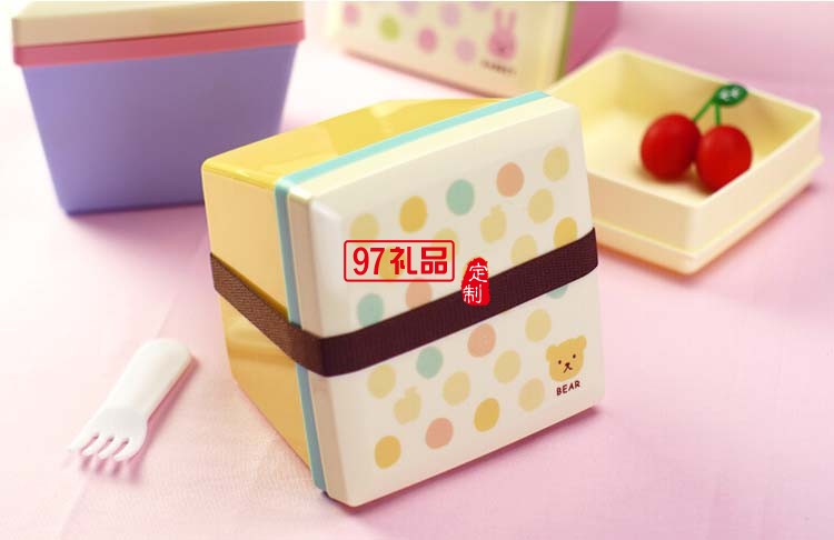 定制兒童禮品  可愛(ài)卡通兒童飯盒 
