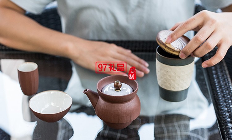 時來運轉(zhuǎn)茶具便攜套裝  戶外旅行便攜茶具