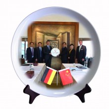 商務(wù)禮品  會(huì)議禮品 陶瓷盤(pán)擺件 政府會(huì)議禮品定制