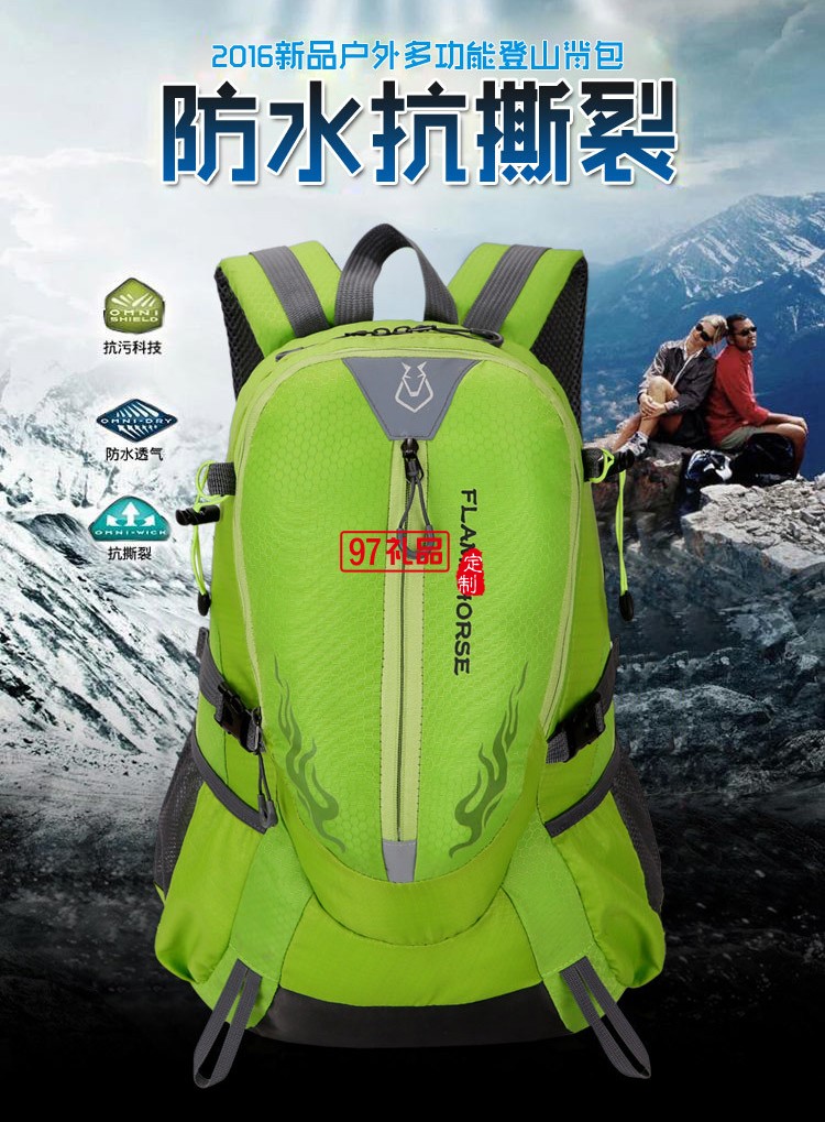 防水雙肩包 戶外運(yùn)動(dòng)登山包旅游背包