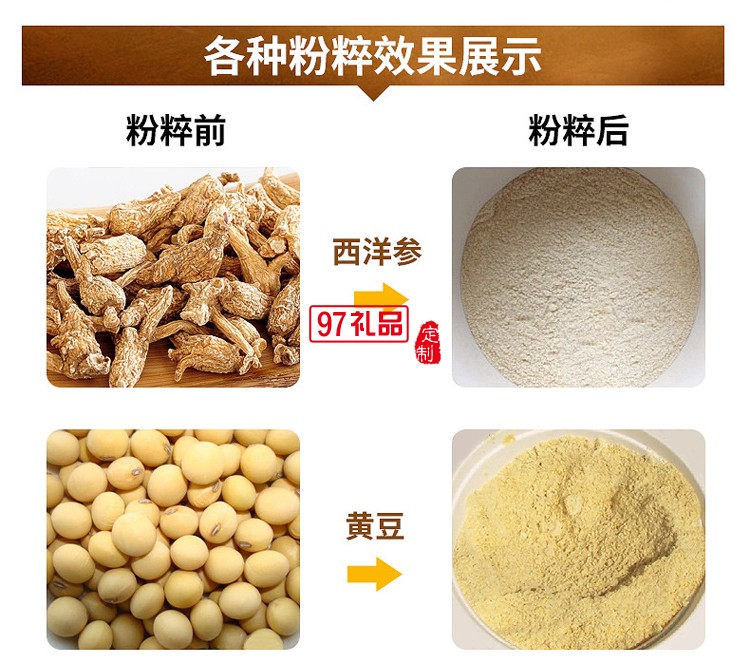 中華櫥柜網(wǎng)定制咖啡研磨機豆制品磨粉機 可訂做LOGO