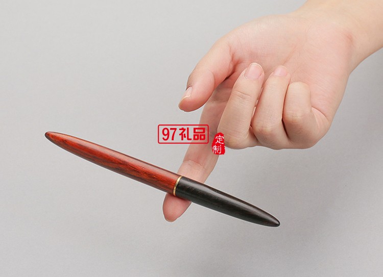 黃銅實(shí)木簽字筆木制筆桿黑色水筆高檔商務(wù)禮物個性定制紅木中性筆