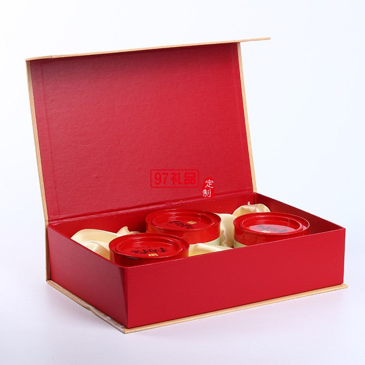 寧夏華盛龍環(huán)?？萍及咐?三罐500g裝 枸杞禮品盒套裝定制 