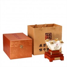 日進斗金琉璃擺件 中號 招財風水創(chuàng)意家居工藝品商務(wù)禮品