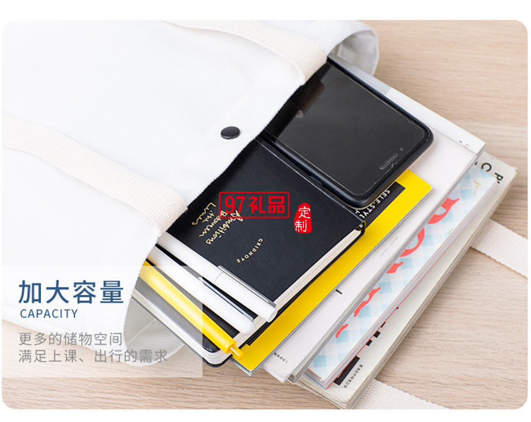 可愛(ài)貓咪少女單肩帆布包日系日系手提袋