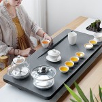 烏金石茶盤茶具套裝全自動(dòng)上水茶臺燒水壺一體帶電磁爐