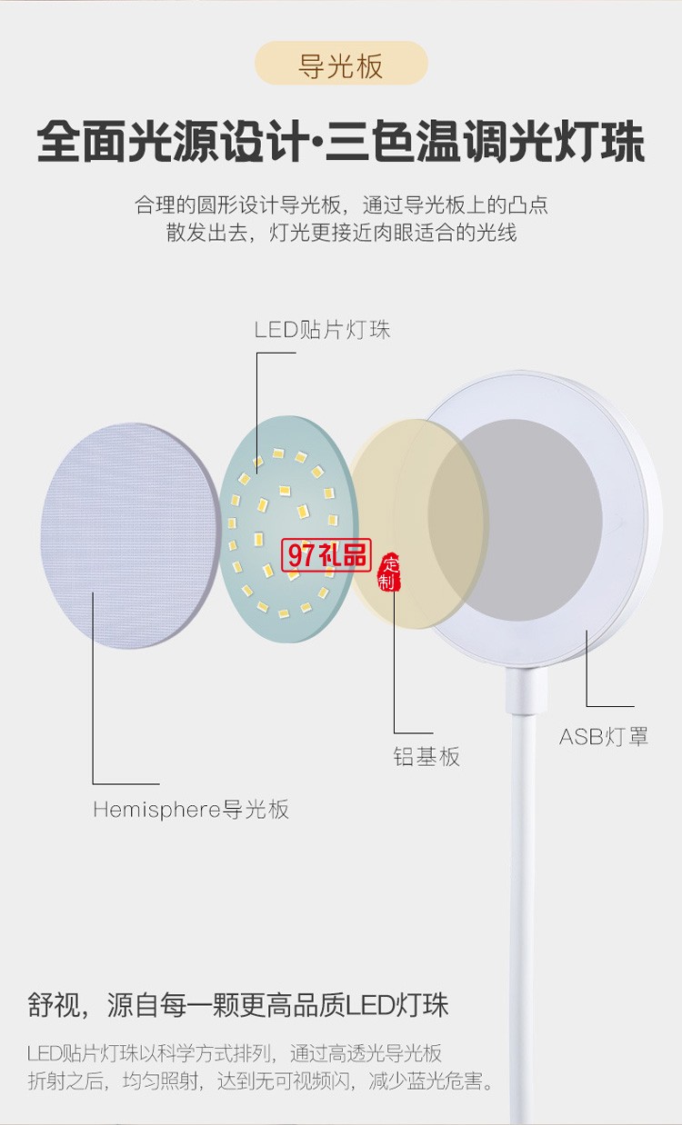 充電兒童學(xué)生宿舍閱讀護眼小夜燈創(chuàng)意卡通抽屜收納LED臺燈logo