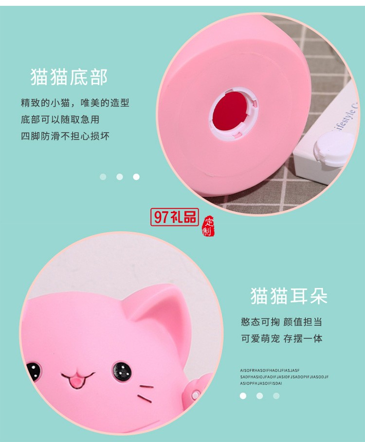 卡通萌貓存錢(qián)罐只進(jìn)不出兒童儲(chǔ)蓄罐貓咪創(chuàng)意可愛(ài)禮物