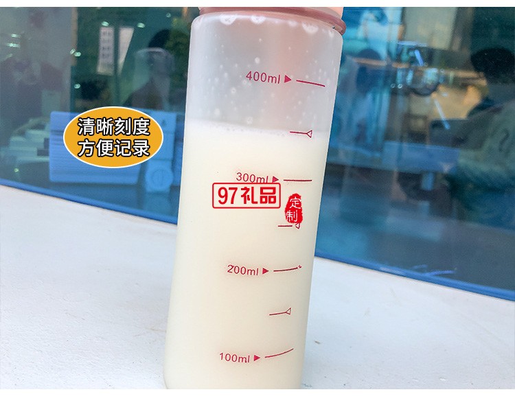 簡(jiǎn)約磨砂塑料杯學(xué)生情侶清新個(gè)性夏天水瓶韓國(guó)ins風(fēng)彈蓋隨手杯子