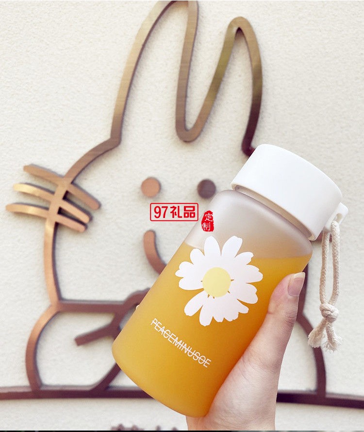 宇航員網(wǎng)紅隨手ins磨砂塑料杯潮流時(shí)尚杯子簡約水杯500ml