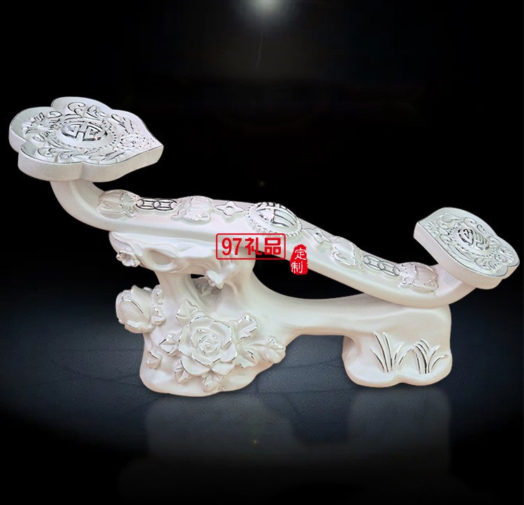 富貴如意純銀999保險(xiǎn)銀行公司開業(yè)周年活動擺件