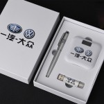 U盤、簽字筆、移動(dòng)電源套裝高檔商務(wù)禮品定制