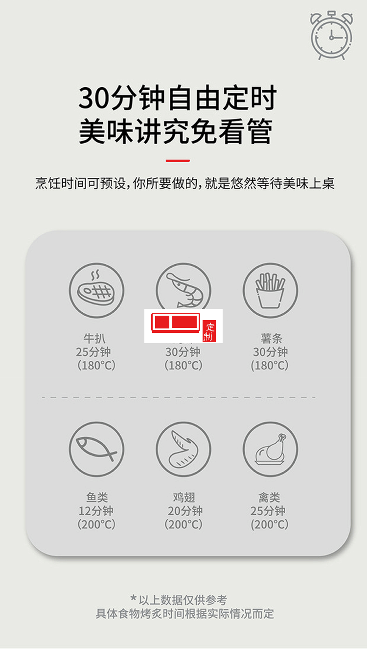 空氣炸鍋新款烤箱大容量智能無油小多功能全自動(dòng)電一體機(jī)定制公司廣告禮品
