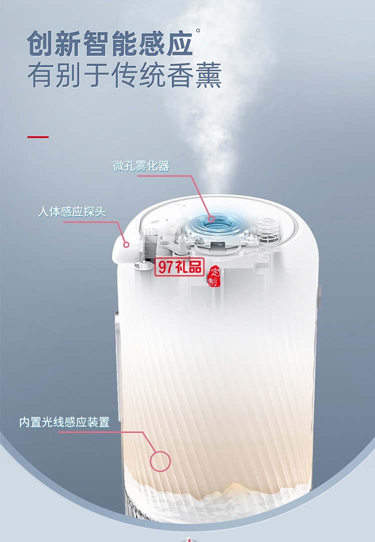 香薰機(jī)臥室?guī)频晟逃么筇贸暡F化便攜迷你定制公司廣告禮品