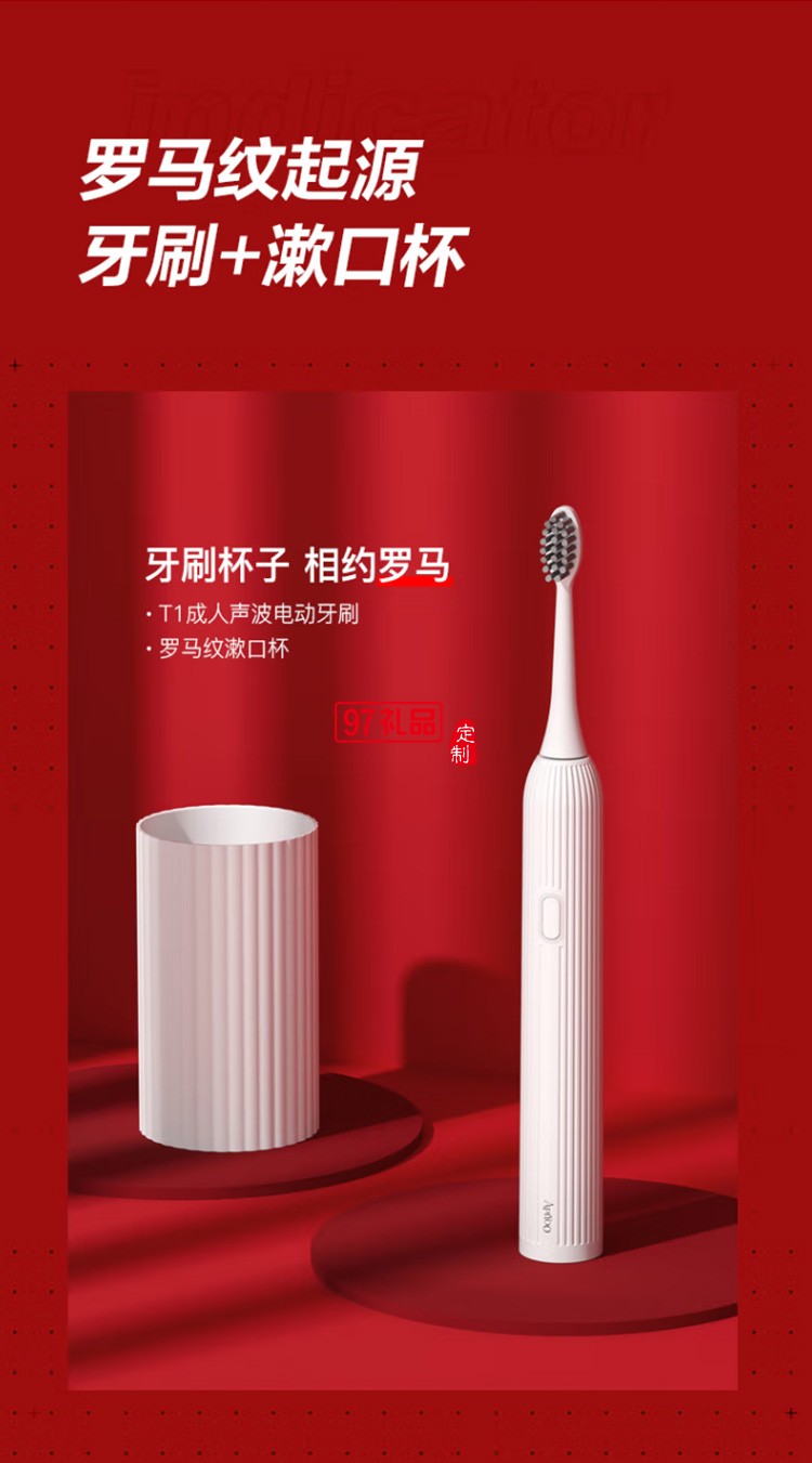 艾優(yōu)（Apiyoo）電動牙刷 吹風(fēng)機禮盒套裝 PW-2定制公司廣告禮品