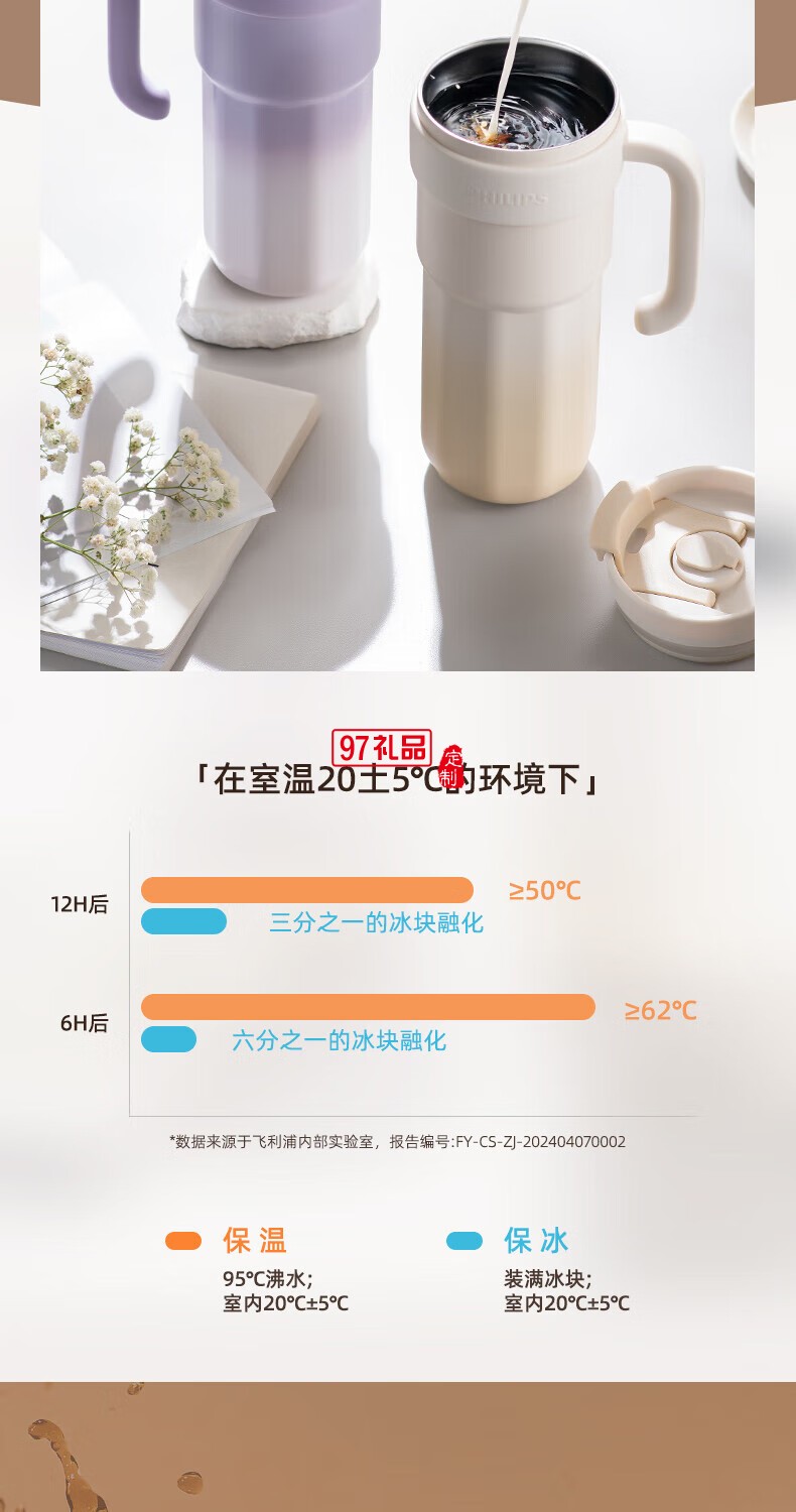 飛利浦冰霸杯 高級(jí)漸變色系，潮流時(shí)尚單品